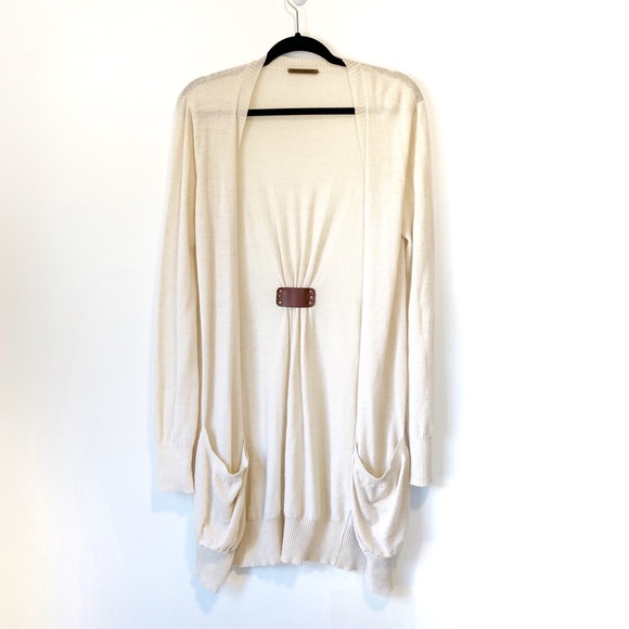 Society for Rational Dress Beige Alpaca Cardigan M - Picture 1 of 8